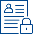 Confidential information Paper and lock - representing secure handling of confidential information.